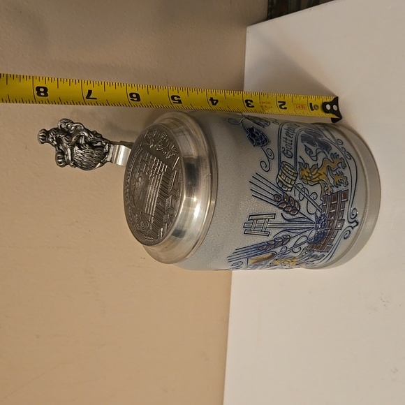 Vintage Merklebach stoneware Stein with pewter lid Munchen - Picture 9 of 13